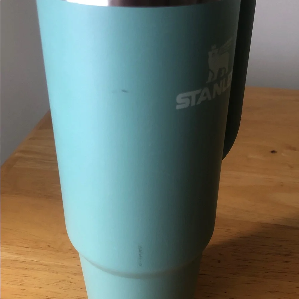 Stanley rare Seafoam Green Travel Mug with Handle - Picture 5 of 9